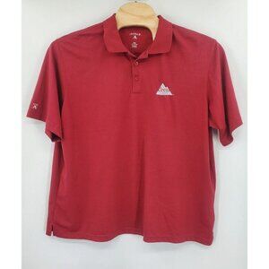 Coors Light Polo Shirt Men's XXL 2XL Red Embroidered Logo Short Sleeve Antigua